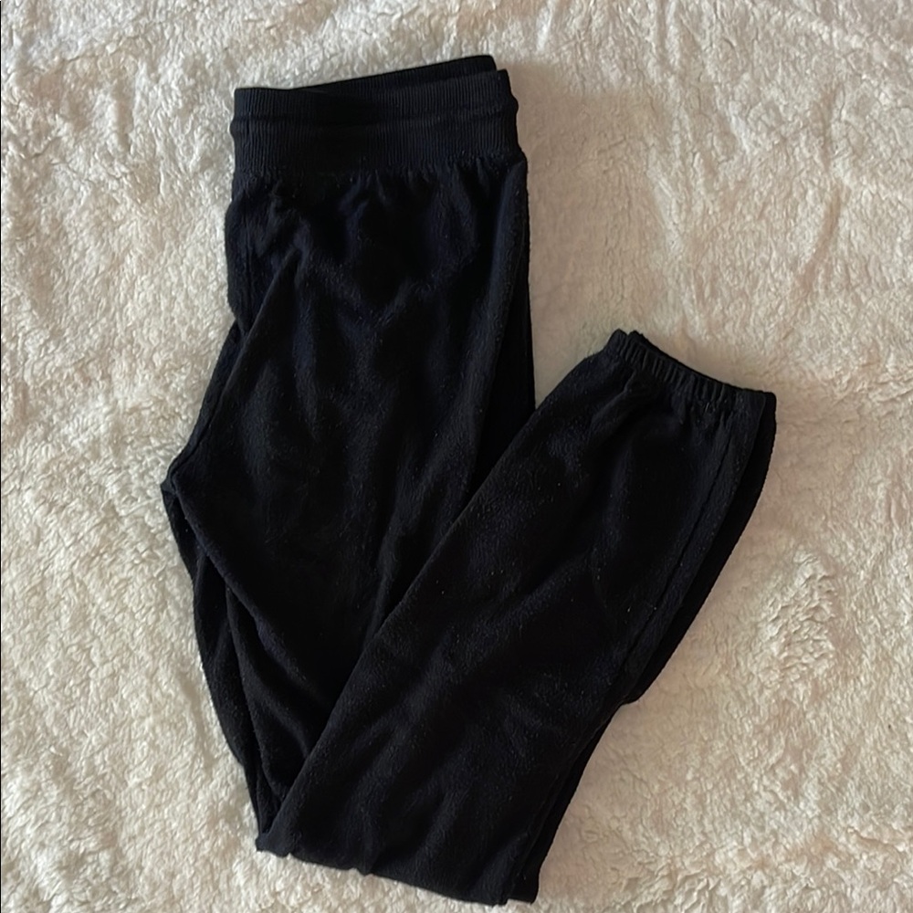 Black Track Pants with Relaxed Fit and Versatile Style